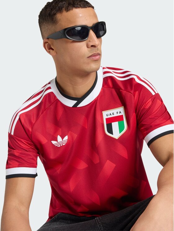 adidas adidas Koszulka techniczna 167637 Czerwony Slim Fit