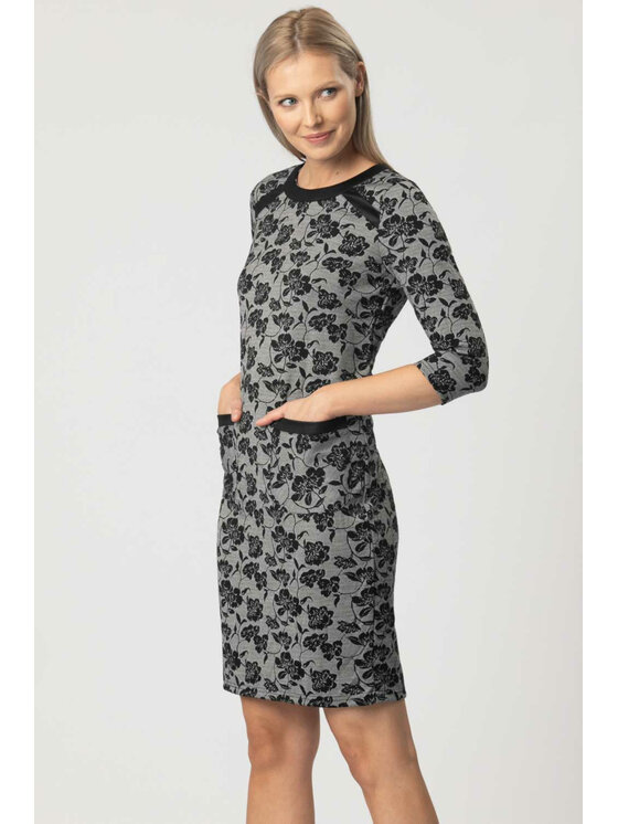 QUIOSQUE QUIOSQUE Každodenné šaty 4KZ008212 Sivá Regular Fit