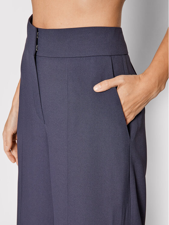 HUGO Hugo Pantaloni culotte Halasa 50460525 Bleumarin Regular Fit