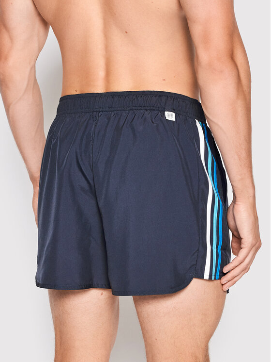 adidas adidas Plaukimo šortai Very Length Retro Split HA0411 Tamsiai mėlyna Regular Fit