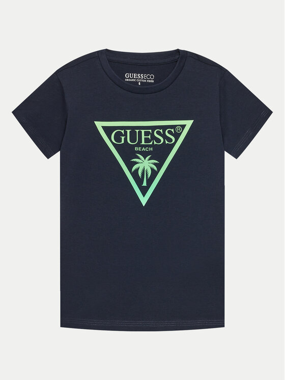 Guess T-krekls L4GI33 J1311 Tumši zils Regular Fit