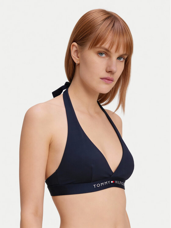 Tommy Hilfiger Bikini partea de sus UW0UW06358 Bleumarin