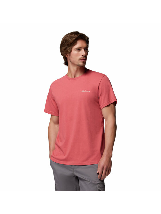 Columbia Columbia T-Shirt 215502 Różowy Regular Fit