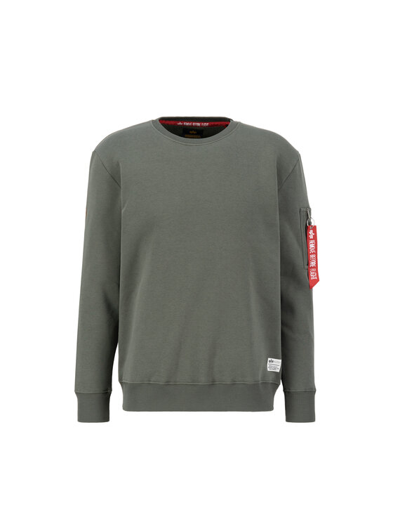 Alpha Industries Alpha Industries Bluza Dragon Embroidery Sweatshirt Zielony Regular Fit
