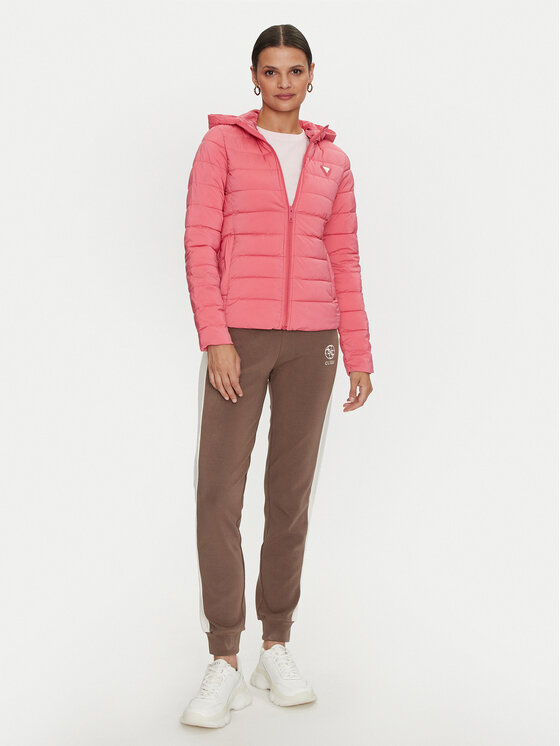 Guess Guess Пухено яке Diann V4YL04 WF3X0 Розов Regular Fit