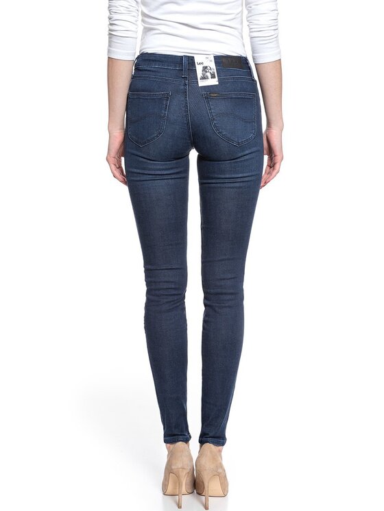 Lee Lee Jeansy SCARLETT Niebieski Skinny Fit