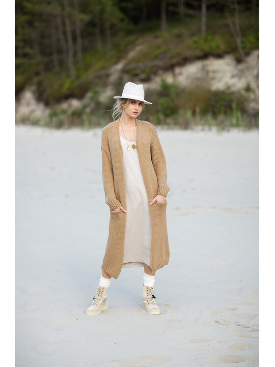 BeWear BeWear Sveter bk053 Hnedá Custom Fit