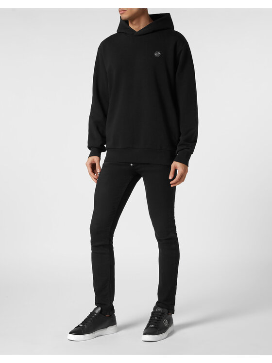 PHILIPP PLEIN PHILIPP PLEIN Mikina 14863 Čierna Regular Fit