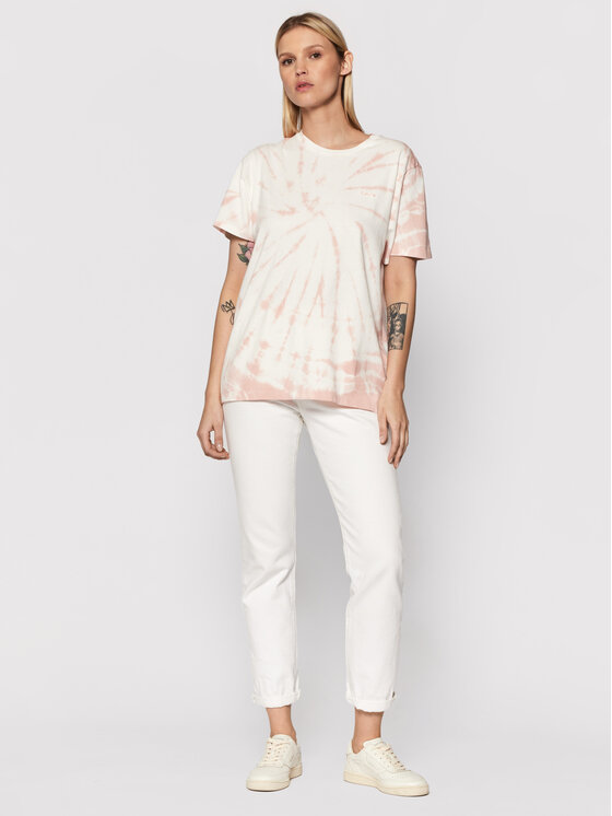 T-shirt Graphic Jet A0345-0001 Rosa Relaxed Fit
