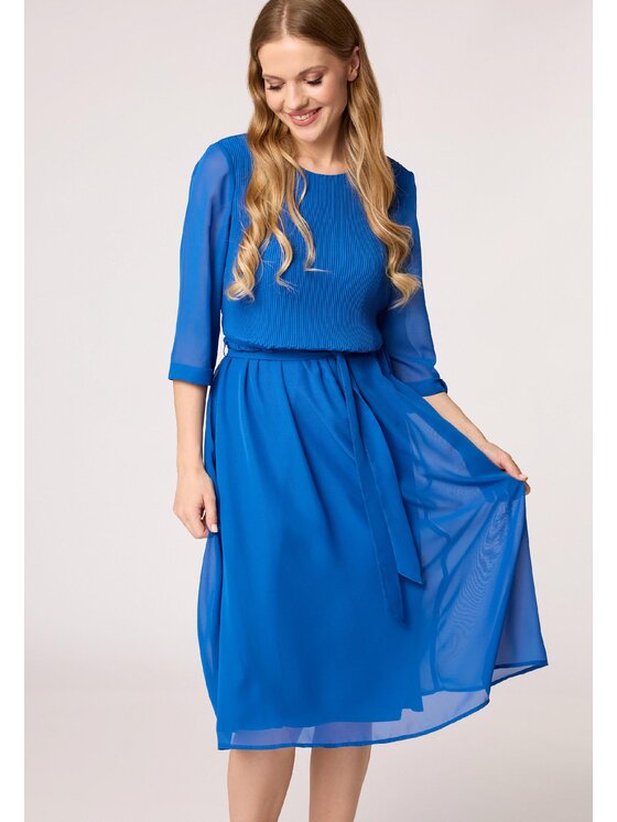 QUIOSQUE QUIOSQUE Každodenné šaty 4VF004 Modrá Regular Fit