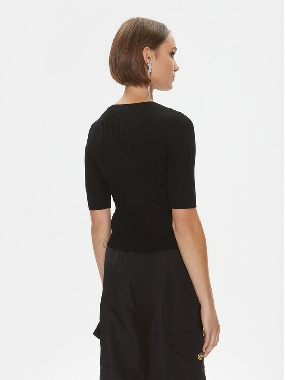 PINKO Pinko Pulover Tritone 102017 A18M Črna Slim Fit