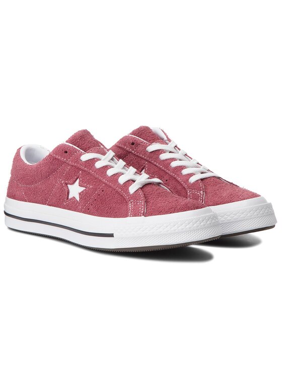 Converse Converse Tenisówki One Star Ox 158370C Bordowy