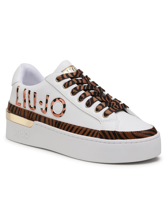 Liu Jo Laisvalaikio batai Silvia 22 BA1021 EX014 Balta • Modivo.lt