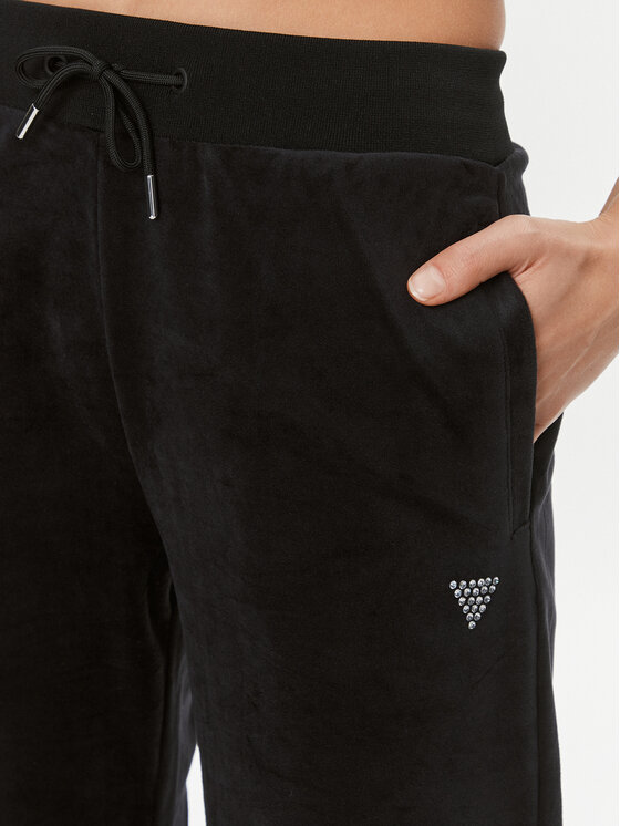 Guess Guess Pantaloni da tuta Couture V3BB26 KBXI2 Nero Regular Fit