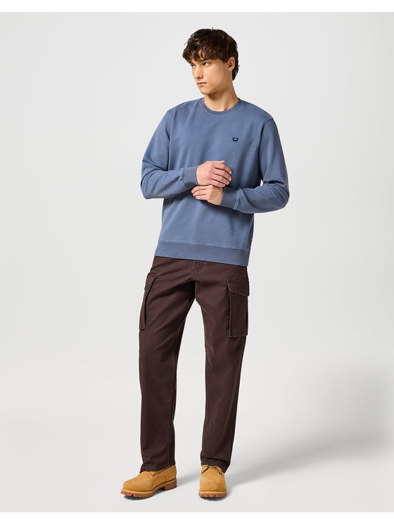 Wrangler Wrangler Spodnie materiałowe CASEY JONES CARGO Brązowy Regular Fit