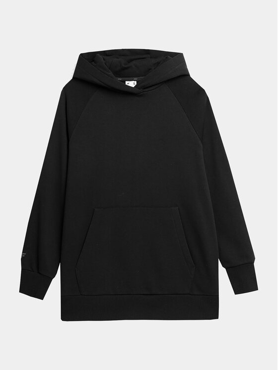4F 4F Μπλούζα 4FWSS24TSWSF0955 Μαύρο Regular Fit