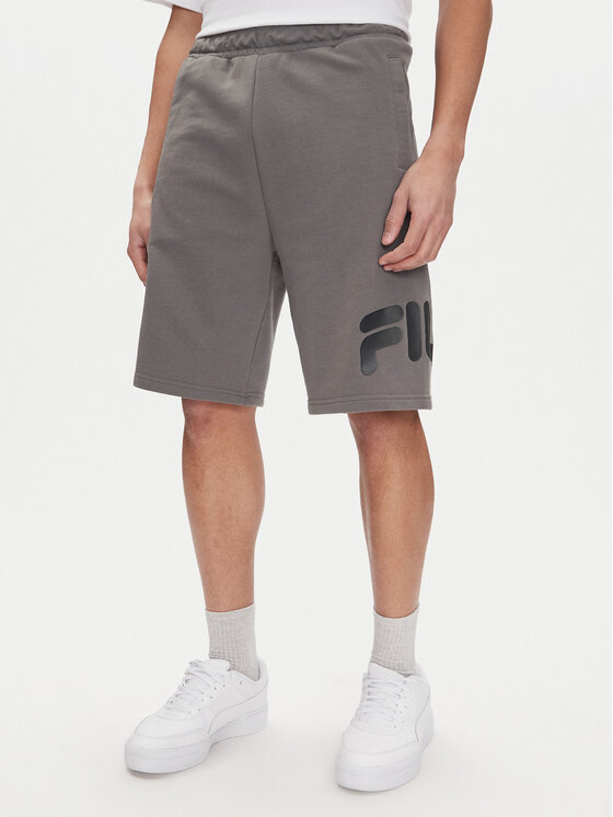 Fila Fila Sportovní kraťasy Lezinnes FAM0870 Šedá Regular Fit