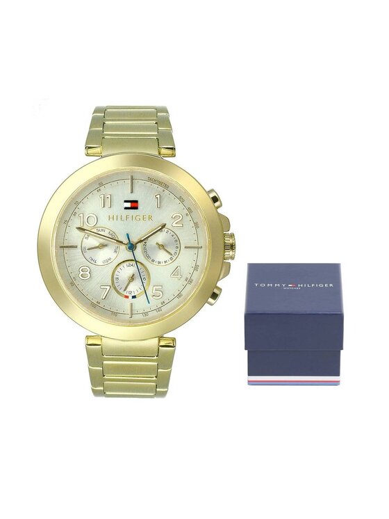 Tommy Hilfiger Tommy Hilfiger Zegarek damski Gold Złoty