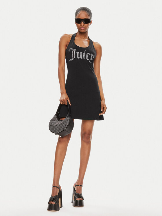 Juicy Couture Juicy Couture Letní šaty Hector JCWED24311 Černá Slim Fit