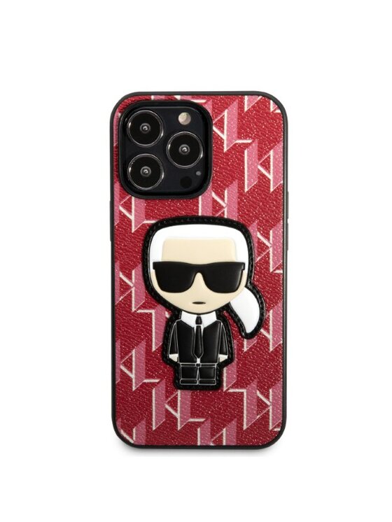 KARL LAGERFELD KARL LAGERFELD Etui na telefon iPhone 13 Pro Max Czerwony