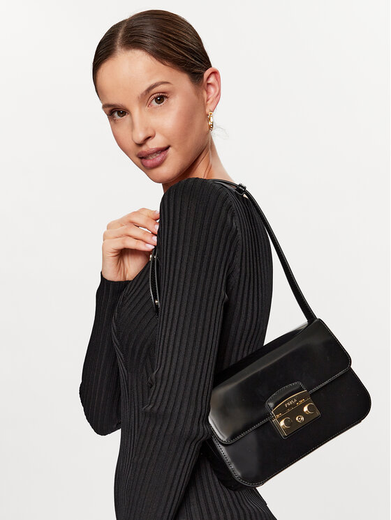 Furla Furla Ročna torba Metropolis WB00772-T20000-O6000-1-007-20-BG-B Črna