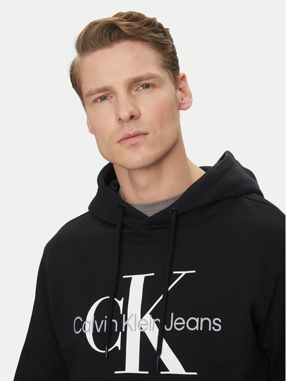 Calvin Klein Jeans Calvin Klein Jeans Džemperis J30J320934 Juoda Regular Fit