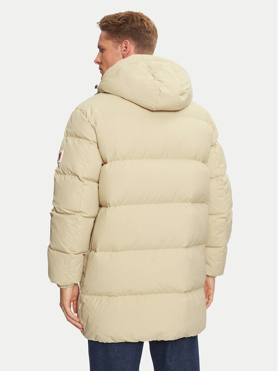 Tommy Jeans Tommy Jeans Пухено яке Essential DM0DM20466 Бежов Regular Fit