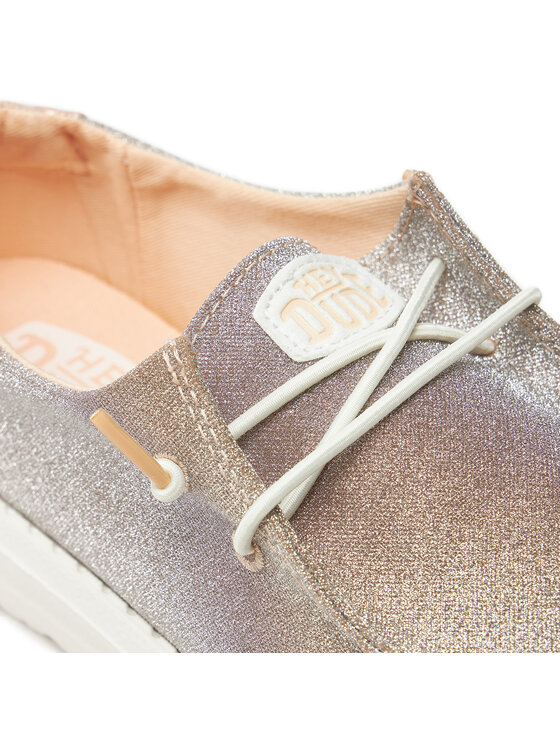 Hey Dude Hey Dude Κλειστά παπούτσια WENDY METALLIC SPARKLE Ροζ χρυσό