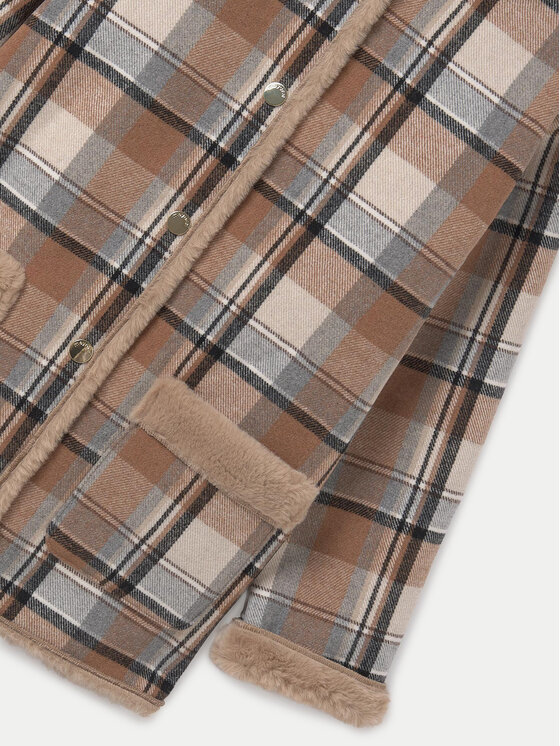 Mayoral Mayoral Talvemantel 7476 Pruun Regular Fit