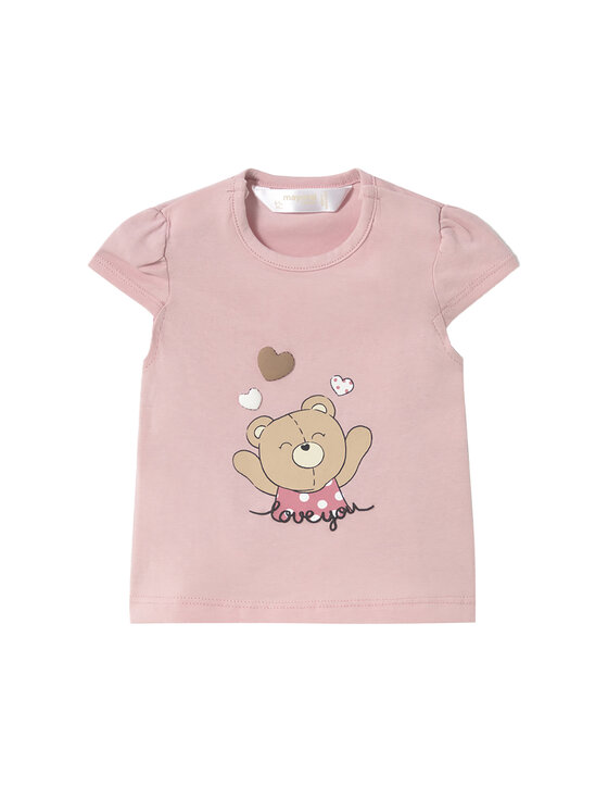 Mayoral Mayoral T-krekls 1070 Rozā Regular Fit