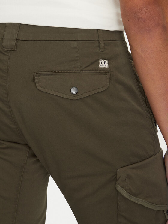 C.P. Company C.P. Company Auduma bikses 18CMPA058A005694G Zaļš Regular Fit