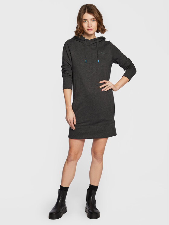Pepe Jeans Pepe Jeans Φόρεμα υφασμάτινο Gisela PL953126 Μαύρο Relaxed Fit