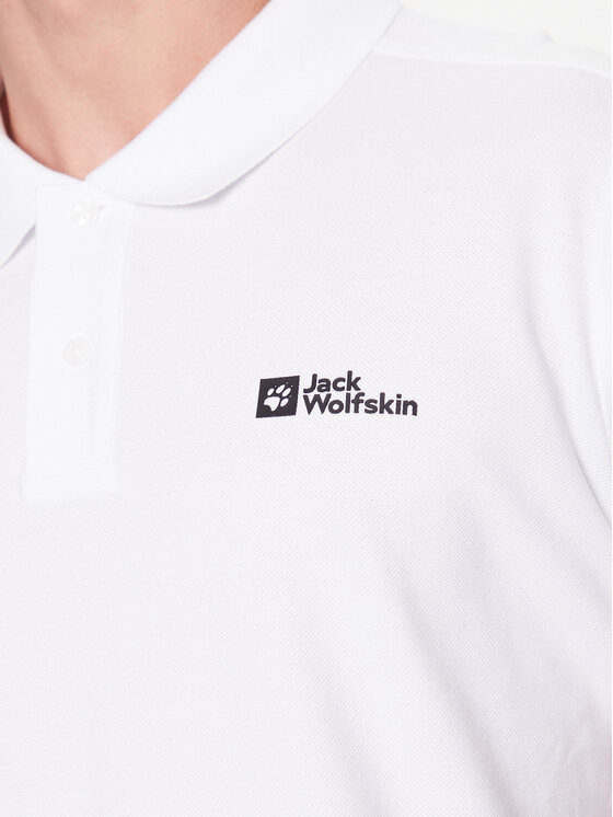 Jack Wolfskin Jack Wolfskin Polo Essential 1809301 Bijela Regular Fit