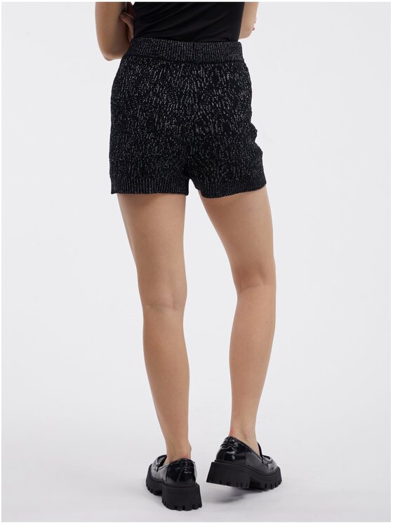 Orsay Orsay Szorty 1000065660000__L Czarny Regular Fit