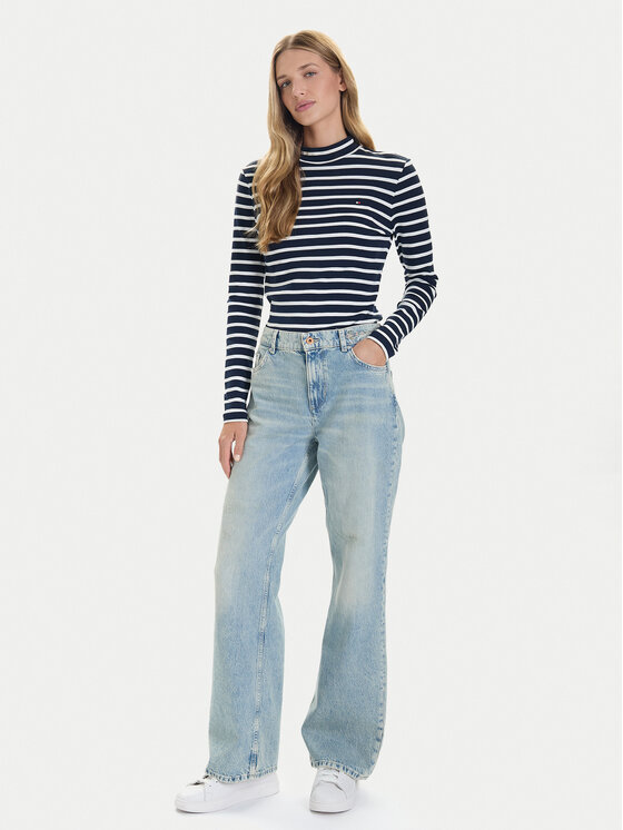Mustang Mustang Jeansy Madison 1016929 Niebieski Wide Fit