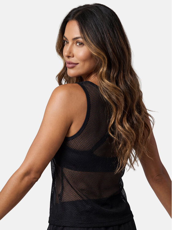 Miss Lou Miss Lou Maglietta da nuoto O-ML044 Nero