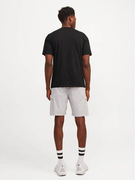 Jack & Jones Jack & Jones Majica Map 12257908 Črna Regular Fit