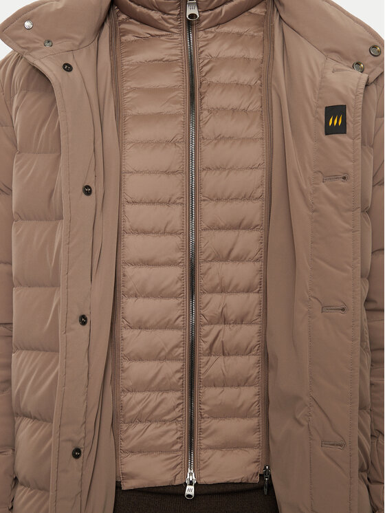 Hetregó Hetregó Μπουφάν πουπουλένιο Urban 8N431 Μπεζ Regular Fit