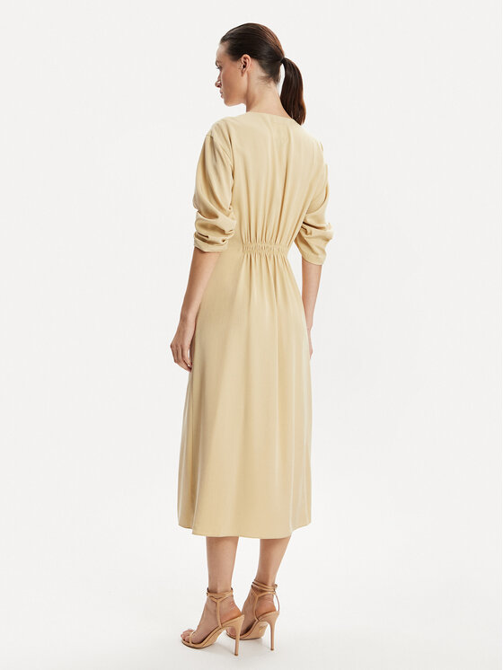 DKNY DKNY Sukienka codzienna D2A4BIAM Beżowy Regular Fit