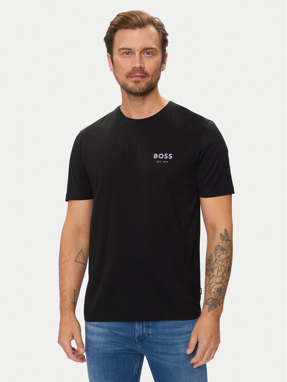 Boss T-krekls C-Thompson 24 50521209 Melns Regular Fit