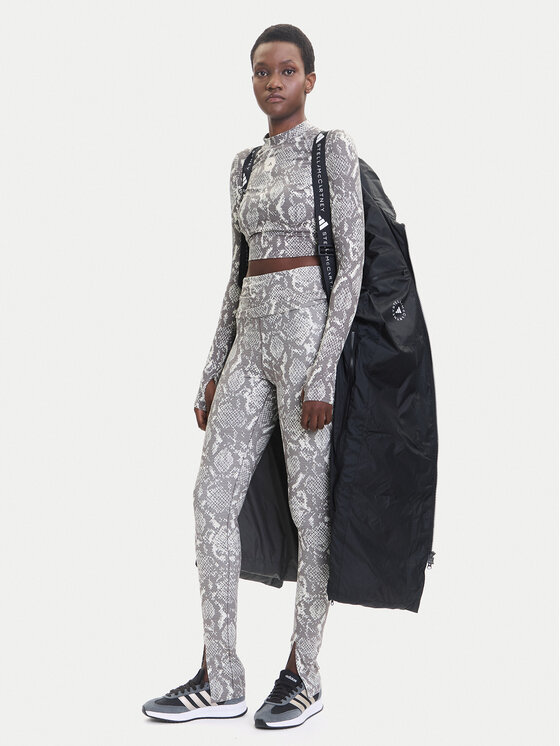 adidas by Stella McCartney Kurtka zimowa IX3081 Czarny Loose Fit