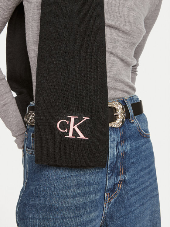 Calvin Klein Calvin Klein Шарф Monogram K60K612659 Чорний