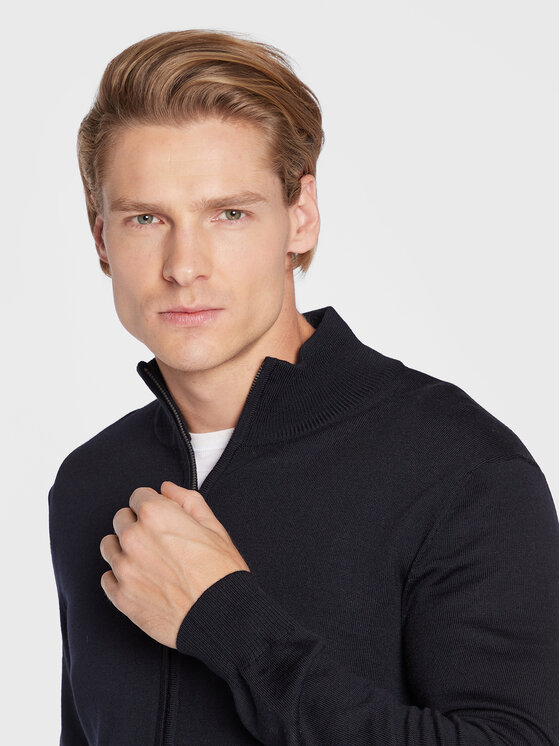 JOOP! JOOP! Kardigan 17 Jk-06Davis 30032605 Granatowy Regular Fit