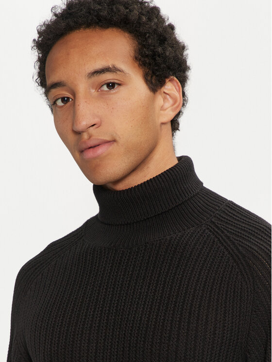 Jack&Jones Jack&Jones Rollkragenpullover Cody 12262152 Schwarz Regular Fit