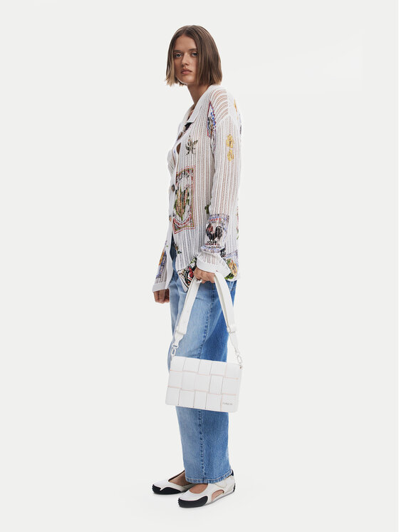 Desigual Desigual Borsetta Yoko Blacno 25SAXPAQ Bianco