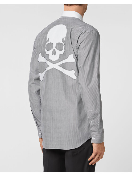 PHILIPP PLEIN PHILIPP PLEIN Košeľa 8283 Čierna Fitted Fit