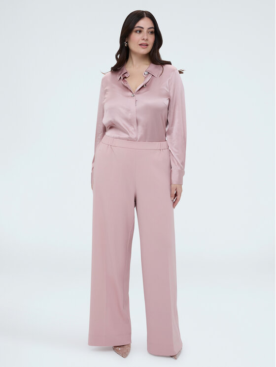 Fiorella Rubino Fiorella Rubino Koszula 5020T001424N006 Różowy Regular Fit