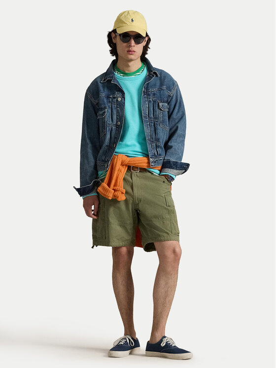 Polo Ralph Lauren Polo Ralph Lauren Mikina 710A12485007 Tyrkysová Regular Fit