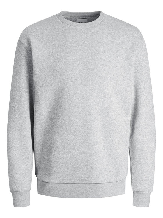 Jack & Jones Majica dugih rukava Ebradley 12249341 Siva Regular Fit