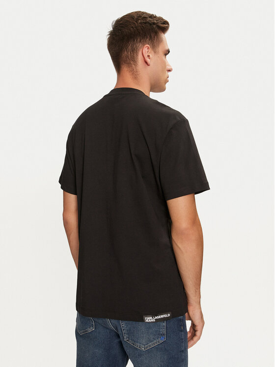 Karl Lagerfeld Jeans Karl Lagerfeld Jeans T-särk 246D1711 Must Regular Fit